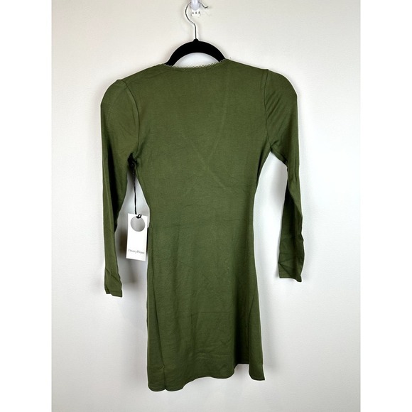 NWT Privacy Please (Revolve) Piper Mini Dress Olive Green XS - Picture 6 of 10